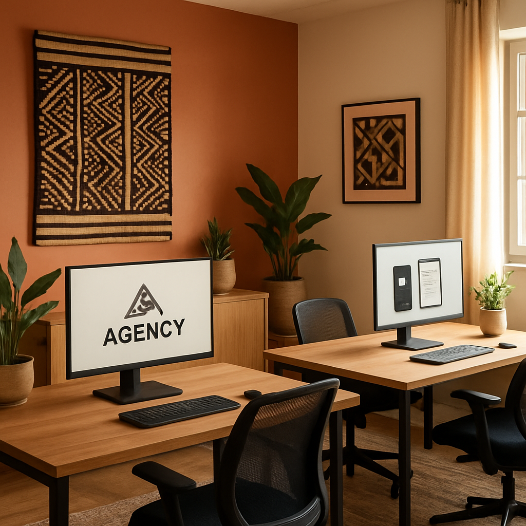 The Web Plus Africa creative studio in Westlands, Nairobi